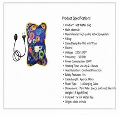 Electric hot water bag