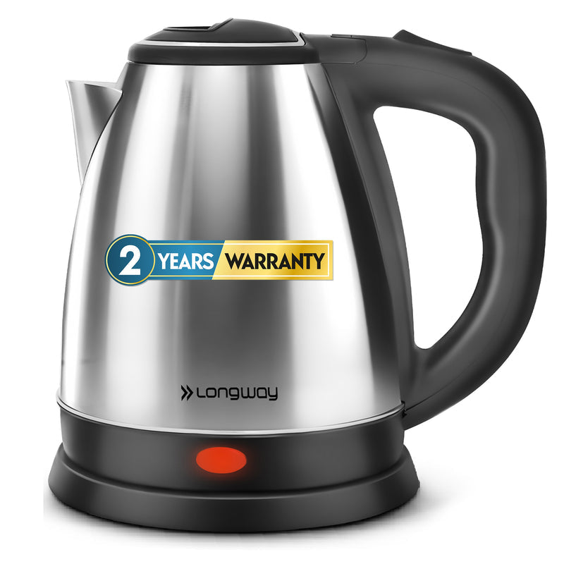 Longway Kestro 2 Ltr Electric Kettle With Stainless Steel Body For Boiling, 1500 Watt